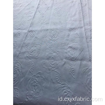 polyester 3d emboss fabric rose desain
